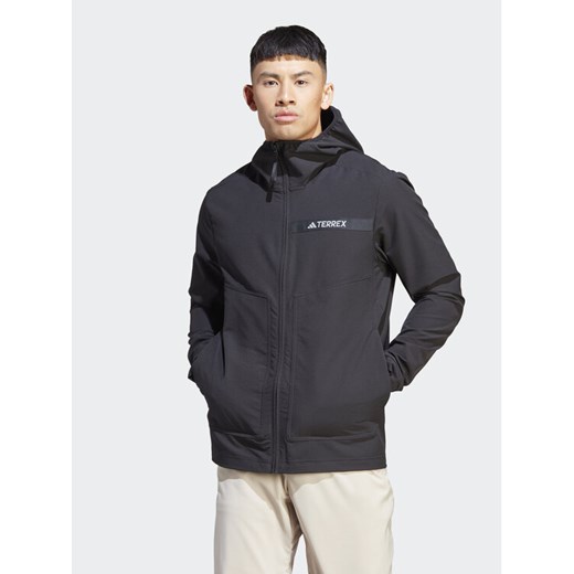 adidas Kurtka outdoor Terrex Multi HZ4425 Czarny Slim Fit ze sklepu MODIVO w kategorii Kurtki męskie - zdjęcie 183995829