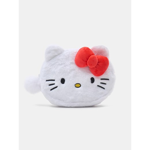 Sinsay - Kosmetyczka ze sztucznym futerkiem Hello Kitty - biały Sinsay One Size Sinsay