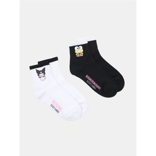 Sinsay - Skarpetki 2 pack Hello Kitty - wielobarwny ze sklepu Sinsay w kategorii Skarpetki damskie - zdjęcie 183998167