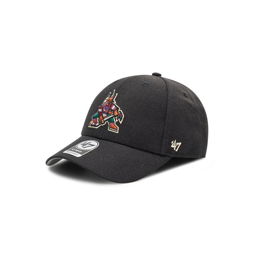 Czapka z daszkiem 47 Brand Arizona Coyotes '47 Mvp H-MVP21WBV-BKD Czarny ze sklepu eobuwie.pl w kategorii Czapki z daszkiem damskie - zdjęcie 183998389