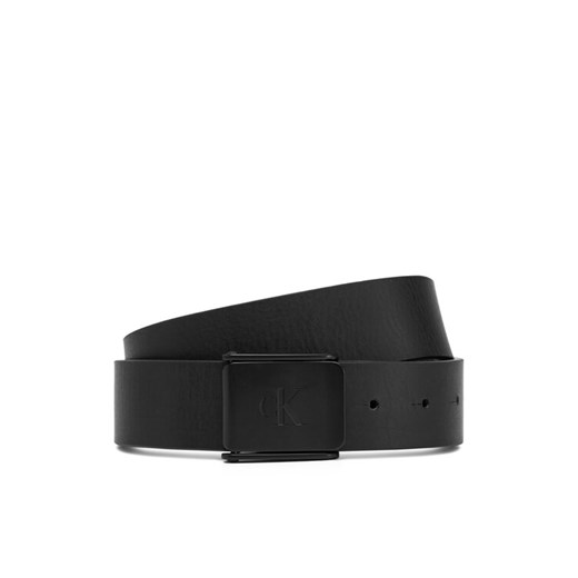 Pasek Męski Calvin Klein Jeans Clamp Casual Plaque Buckle 3.8Mm LV04G7000G Czarny ze sklepu eobuwie.pl w kategorii Paski męskie - zdjęcie 183998468