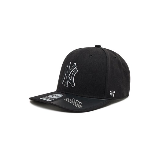 Czapka z daszkiem 47 Brand New York Yankees Cold Zone '47 B-CLZOE17WBP-BKB Czarny ze sklepu eobuwie.pl w kategorii Czapki z daszkiem męskie - zdjęcie 183998505