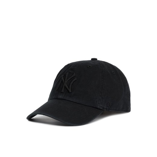 Czapka z daszkiem 47 Brand New York Yankees 47 B-RGW17GWSNL-BKF Czarny ze sklepu eobuwie.pl w kategorii Czapki z daszkiem męskie - zdjęcie 183998529