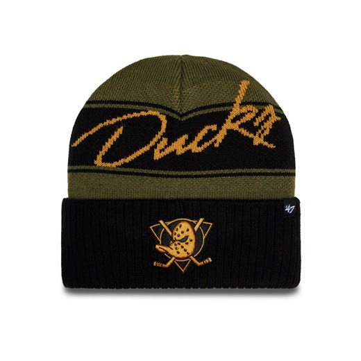 Czapka 47 Brand NHL Anaheim Ducks Italic '47 H-ITALC25ACE-SW Brązowy ze sklepu eobuwie.pl w kategorii Czapki zimowe męskie - zdjęcie 183998547