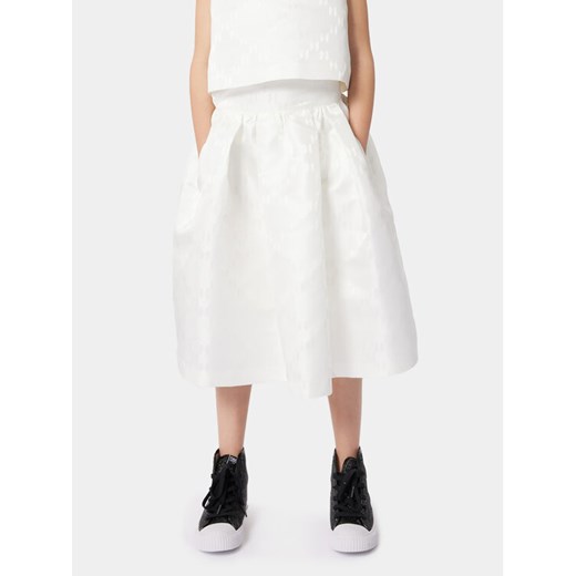 Karl Lagerfeld Kids Spódnica Z30095 D Écru Regular Fit ze sklepu MODIVO w kategorii Spódnice dziewczęce - zdjęcie 183999466