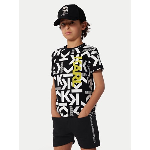 Karl Lagerfeld Kids Szorty sportowe Z30025 D Czarny Regular Fit ze sklepu MODIVO w kategorii Spodenki chłopięce - zdjęcie 183999555