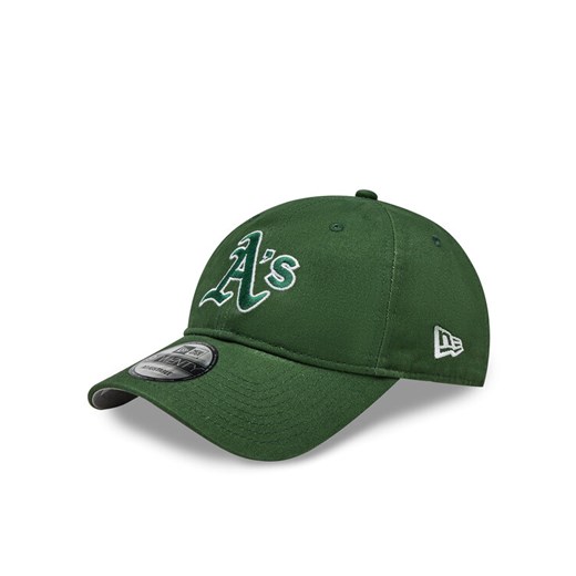 New Era Czapka z daszkiem Team Script 920 Athletics 60364224 Khaki ze sklepu MODIVO w kategorii Czapki z daszkiem męskie - zdjęcie 183999595