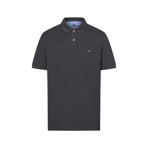 Fynch-Hatton Męska koszulka polo Mężczyźni Bawełna antracytowy jednolity ze sklepu vangraaf w kategorii T-shirty męskie - zdjęcie 184000278