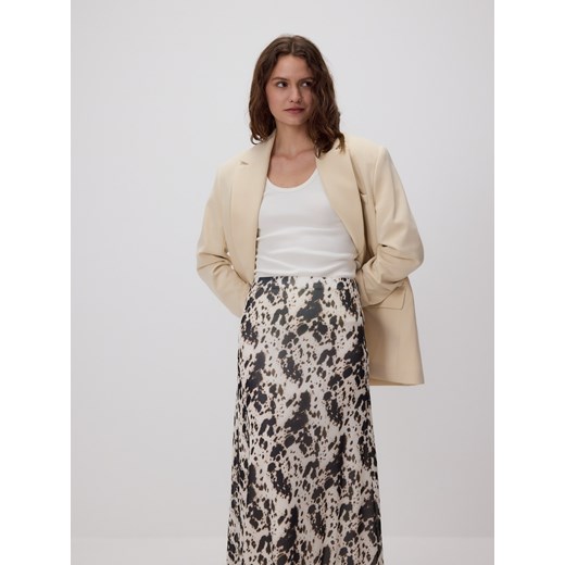 Reserved - Wzorzysta spódnica maxi - wielobarwny ze sklepu Reserved w kategorii Spódnice - zdjęcie 184000449