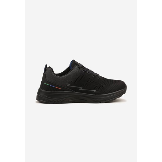 Czarno-Szare Buty Sportowe Sneakersy z Ozdobnym Tłoczeniem Addgea ze sklepu born2be.pl w kategorii Buty sportowe dziecięce - zdjęcie 184000525