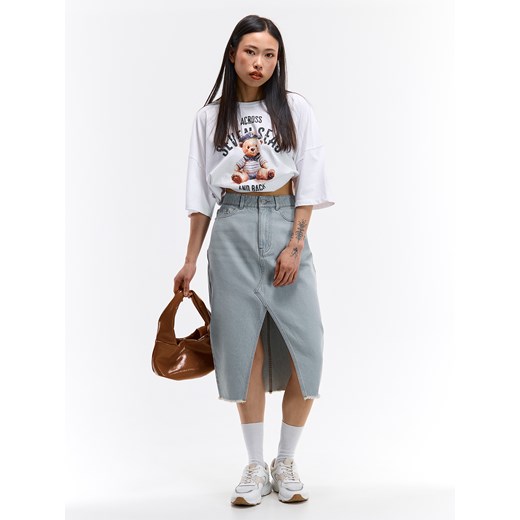 GATE Dżinsowa spódnica midi 32 Gate 40 okazja gateshop