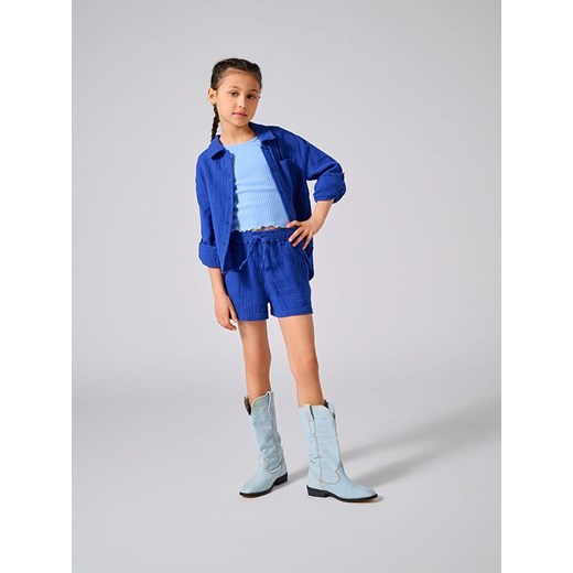 KIDS ONLY Szorty &quot;Thyra&quot; w kolorze niebieskim ze sklepu Limango Polska w kategorii Spodenki dziewczęce - zdjęcie 184000938