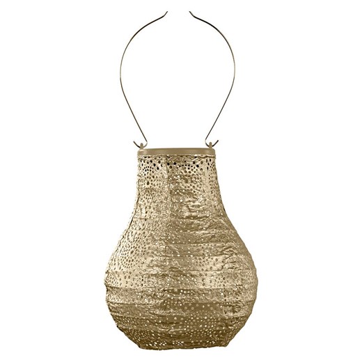 Lumiz Lampion solarny LED &quot;Occult Bulb&quot; w kolorze złotym - wys. 20 x Ø 16 cm ze sklepu Limango Polska w kategorii Oświetlenie - zdjęcie 184001316