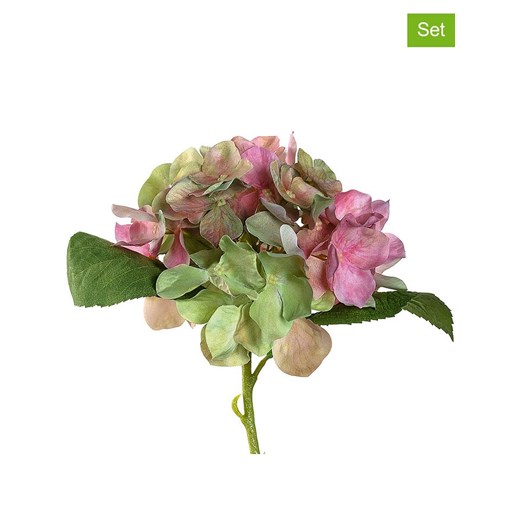 LEONARDO Sztuczne kwiaty (6 szt.) "Hydrangea" w kolorze różowym - dł. 18 cm - id: 17240502 - marki Leonardo - 184001597 LEONARDO Sztuczne kwiaty (6 szt.) "Hydrangea" w kolorze różowym - dł. 18 cm ze sklepu Limango Polska w kategorii Doniczki i osłonki - zdjęcie 184001597