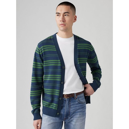 Levi&apos;s Kardigan w kolorze granatowo-zielonym ze sklepu Limango Polska w kategorii Swetry męskie - zdjęcie 184002176