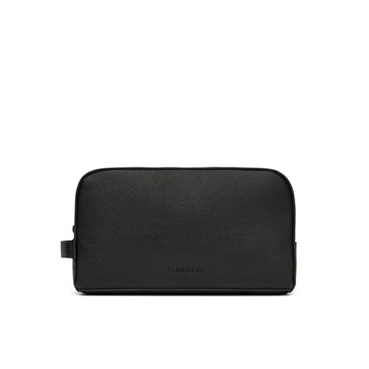Kosmetyczka Calvin Klein Micropebble Washbag/Dopp Kit LV04D1036G Czarny ze sklepu eobuwie.pl w kategorii Kosmetyczki - zdjęcie 184002445