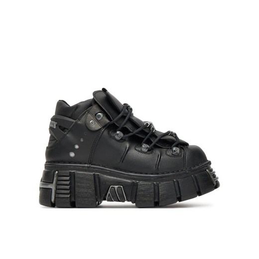 Sneakersy NEW ROCK M-106-VS1 Czarny ze sklepu eobuwie.pl w kategorii Buty sportowe męskie - zdjęcie 184002459