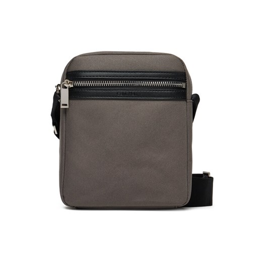 Saszetka Calvin Klein Contrast Reporter LV04D3175G Szary ze sklepu eobuwie.pl w kategorii Saszetki - zdjęcie 184002466