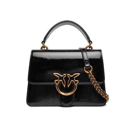 Torebka PINKO Love One Top Handle Mini Light PE 25 PLTT 100071 A1UV Czarny ze sklepu eobuwie.pl w kategorii Torebki damskie - zdjęcie 184002488