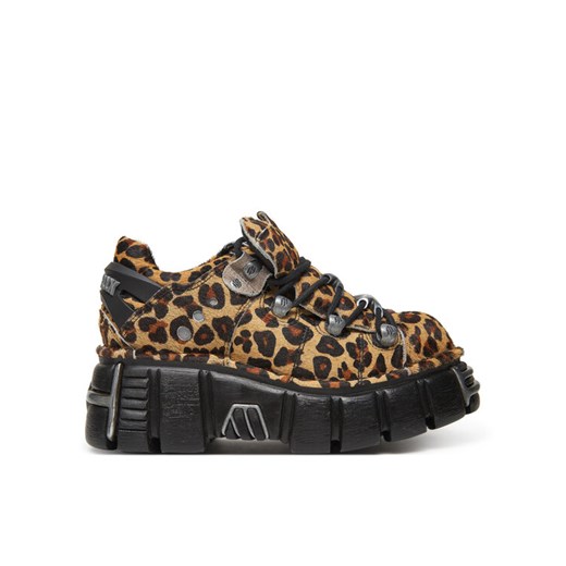 NEW ROCK Sneakersy M-120N-C71 Brązowy ze sklepu MODIVO w kategorii Buty sportowe damskie - zdjęcie 184003127