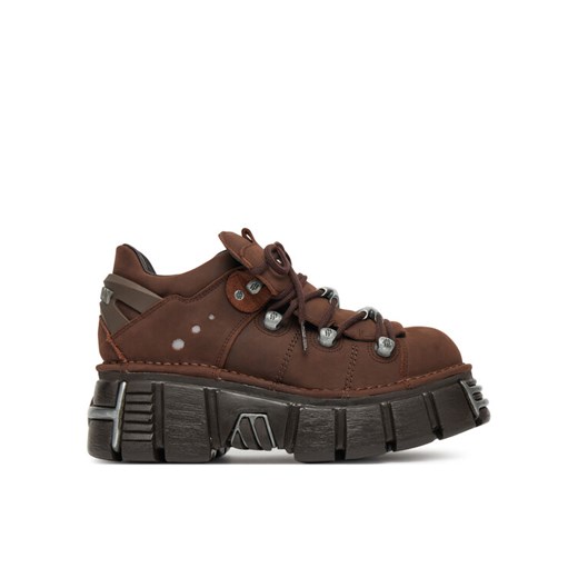 NEW ROCK Sneakersy M-120N-C56 Brązowy ze sklepu MODIVO w kategorii Buty sportowe męskie - zdjęcie 184003128