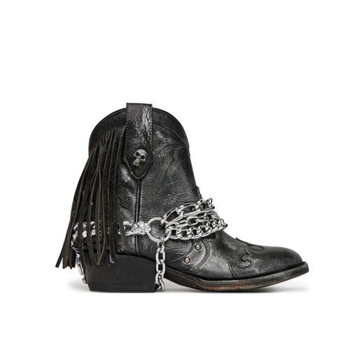 NEW ROCK Kowbojki M-WSTM003TES-S1 Czarny ze sklepu MODIVO w kategorii Botki - zdjęcie 184003129