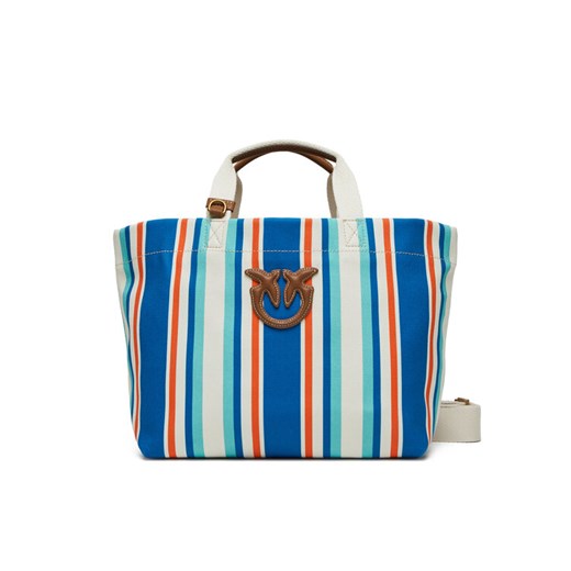 PINKO Torebka Shopping Bag Medium PE 25 PLTT 104753 A2G5 Niebieski ze sklepu MODIVO w kategorii Torebki damskie - zdjęcie 184003155