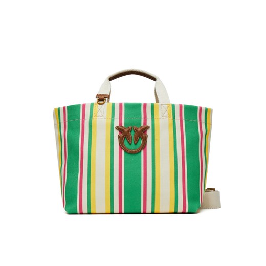 PINKO Torebka Shopping Bag Medium PE 25 PLTT 104753 A2G5 Zielony ze sklepu MODIVO w kategorii Torby Shopper bag - zdjęcie 184003189