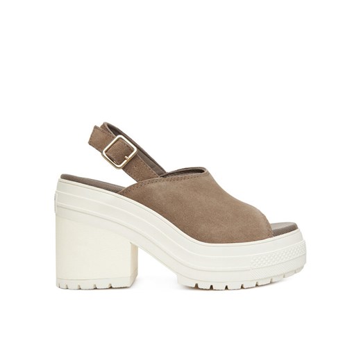 Converse Sandały Chuck 70 De Luxe Heel Mule A15071C Zielony ze sklepu MODIVO w kategorii Sandały damskie - zdjęcie 184003215