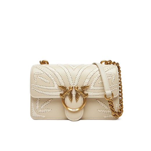 PINKO Torebka Love One Mini Cl PE 25 PLTT 100059 A2C3 Biały ze sklepu MODIVO w kategorii Kopertówki - zdjęcie 184003217
