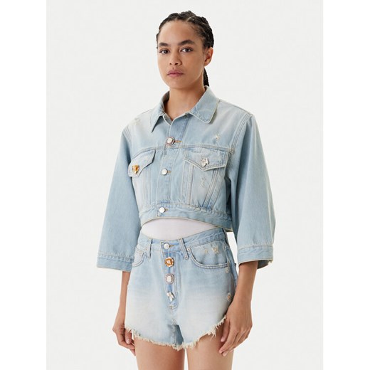 ViCOLO Kurtka jeansowa DD5097 Błękitny Regular Fit ze sklepu MODIVO w kategorii Kurtki damskie - zdjęcie 184003247