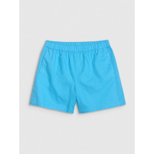 Damskie spodenki casual 4F 4FRSS25TSHOF750 - niebieskie ze sklepu Sportstylestory.com w kategorii Szorty - zdjęcie 184006569