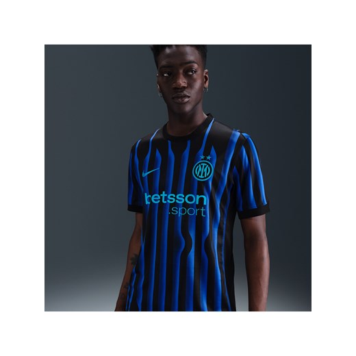 Męska koszulka piłkarska Nike Dri-FIT Inter Mediolan Stadium 2025/26 (wersja domowa) – replika - Niebieski ze sklepu Nike poland w kategorii T-shirty męskie - zdjęcie 184006979