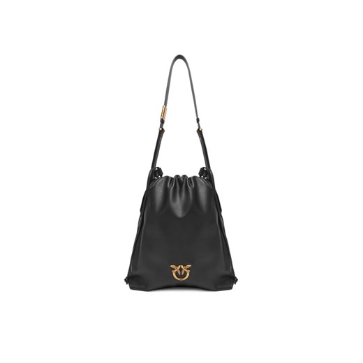Torebka PINKO Slouchy Classic Bag PE 25 PLTT 104359 A270 Czarny ze sklepu eobuwie.pl w kategorii Torebki worki - zdjęcie 184007527