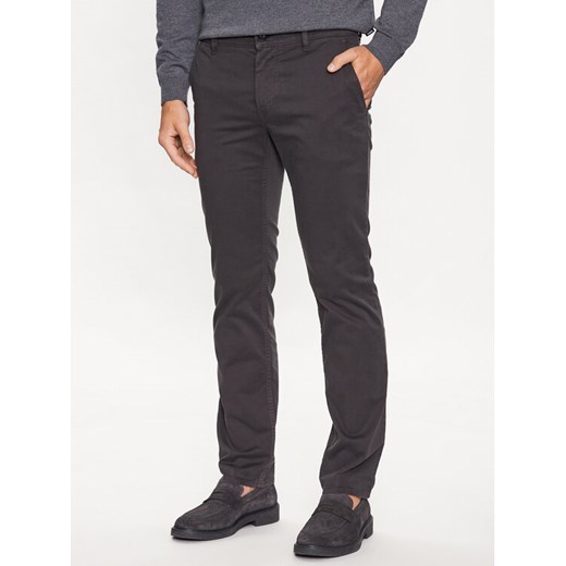 Boss Spodnie materiałowe 50470813 Szary Slim Fit 38_32 MODIVO