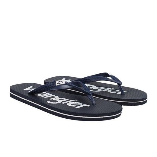 Japonki Wrangler Cole Flipflop 20251043 29Y niebieskie ze sklepu ButyModne.pl w kategorii Klapki męskie - zdjęcie 184008465