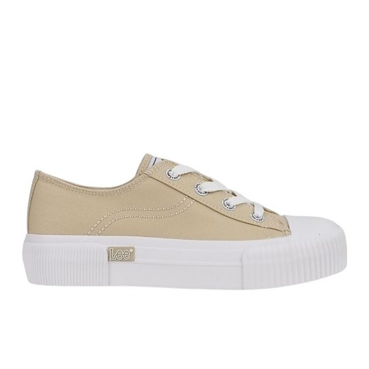 Buty trampki Lee Isla C 50251001 33F beżowe beżowy ze sklepu ButyModne.pl w kategorii Trampki damskie - zdjęcie 184008469