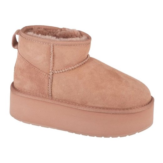 Buty Emu Australia Stinger Micro Flatform W13082-CARO różowe ze sklepu ButyModne.pl w kategorii Śniegowce damskie - zdjęcie 184008518