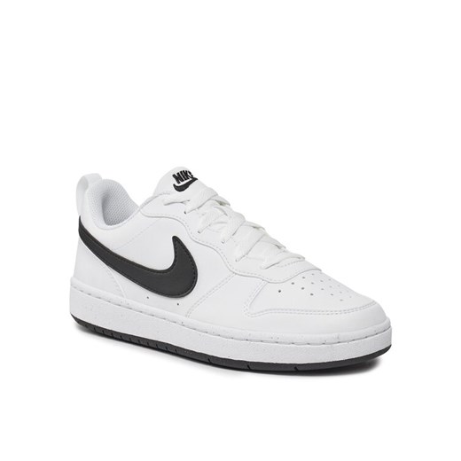 Sneakersy Nike Court Borough Low Recraft DV5456-104 Biały ze sklepu eobuwie.pl w kategorii Buty sportowe dziecięce - zdjęcie 184009586