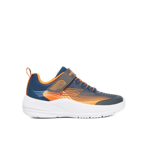 Sneakersy Skechers Microspec Advance- 403926L/NVOR Granatowy ze sklepu eobuwie.pl w kategorii Buty sportowe dziecięce - zdjęcie 184009588