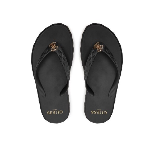 Japonki Guess E4GZ26 BB00F Czarny Guess 39_40 eobuwie.pl