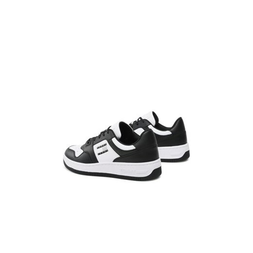 Sneakersy Tommy Jeans Basket Leather EM0EM01165 Czarny Tommy Jeans 43 eobuwie.pl