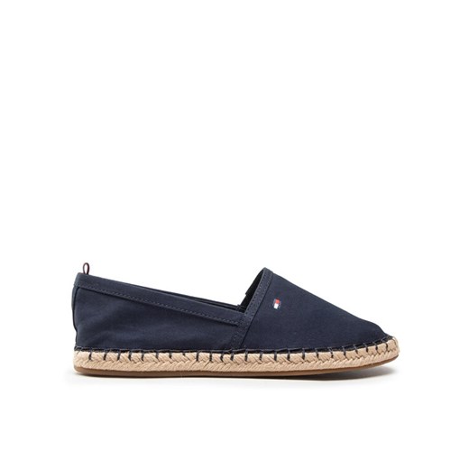 Tommy Hilfiger Espadryle Basic Tommy Flat Espadrille FW0FW06497 Granatowy Tommy Hilfiger 39 MODIVO