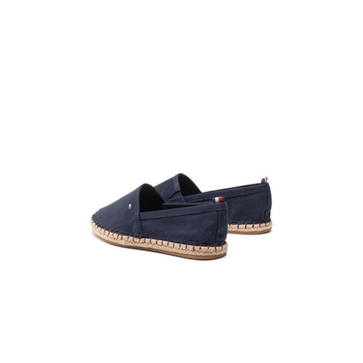 Tommy Hilfiger Espadryle Basic Tommy Flat Espadrille FW0FW06497 Granatowy Tommy Hilfiger 39 MODIVO