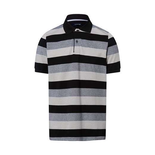 Andrew James Męska koszulka polo Mężczyźni Bawełna czarny w paski ze sklepu vangraaf w kategorii T-shirty męskie - zdjęcie 184010326