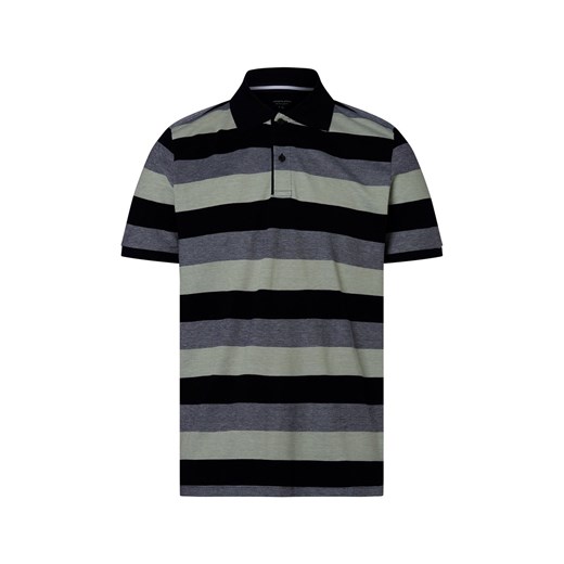 Andrew James Męska koszulka polo Mężczyźni Bawełna granatowy w paski ze sklepu vangraaf w kategorii T-shirty męskie - zdjęcie 184010329