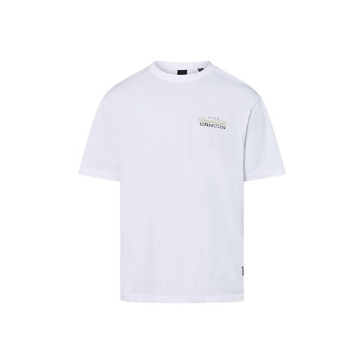 Only&Sons Koszulka męska - Onskeane Mężczyźni Bawełna biały nadruk ze sklepu vangraaf w kategorii T-shirty męskie - zdjęcie 184010345