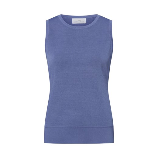 Fynch-Hatton Top damski Kobiety wiskoza indygo jednolity ze sklepu vangraaf w kategorii Bluzki damskie - zdjęcie 184010368