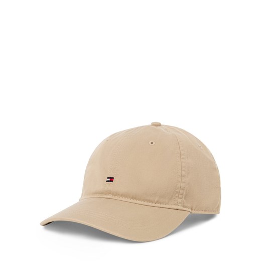 Tommy Hilfiger Męska czapka z daszkiem - Flag Soft 6 Panel Cap Mężczyźni Bawełna beżowy jednolity ze sklepu vangraaf w kategorii Czapki z daszkiem męskie - zdjęcie 184010376