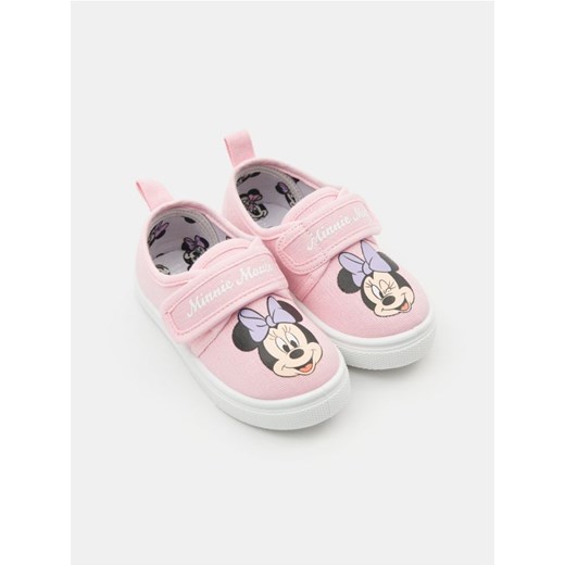 Sinsay - Bawełniane trampki Minnie Mouse - różowy ze sklepu Sinsay w kategorii Trampki dziecięce - zdjęcie 184011269